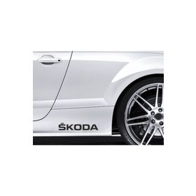 TSC Z414 Skoda Marşpiyel Yazısı 2'li Araba Sticker