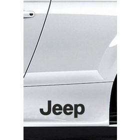 TSC Z429 Jeep Marşpiyel Yazısı 2 Adet Yapıştırma Sticker