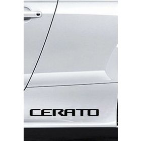 TSC Z438 Cerato Marşpiyel Yazısı 2 Adet Yapıştırma Sticker
