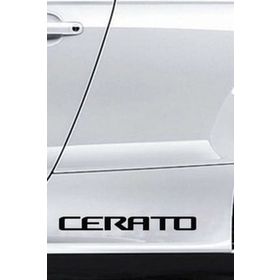 TSC Z438 Cerato Marşpiyel Yazısı 2 Adet Yapıştırma Sticker