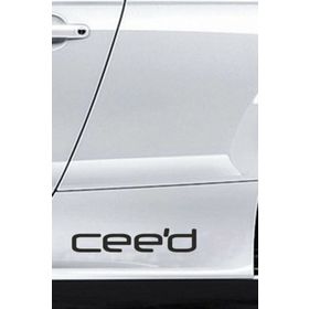 TSC Z439 Ceed Marşpiyel Yazısı 2'li Araba Sticker