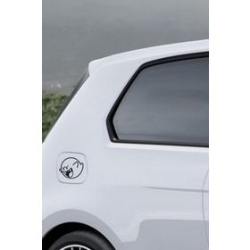 TSC Z498 Sevimli Hayalet Depo Araba Sticker