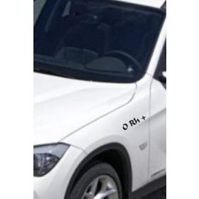 TSC Z511 0 Rh + Pozitif Araba Kan Grubu Sticker