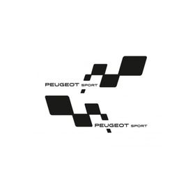 TSC Z523 Peugeot Sport Yan Kapı İçin Çamurluk 2'li Sağ Sol Araba Sticker