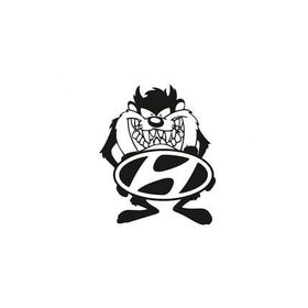 TSC Z556 Hyundai Taz Komik Araba Yapıştırma Sticker