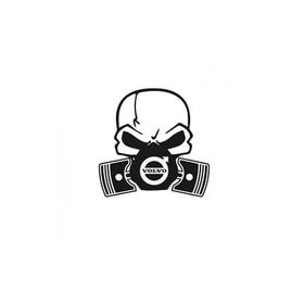 TSC Z589 Volvo Piston Kuru Kafa Araba Sticker