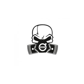 TSC Z589 Volvo Piston Kuru Kafa Araba Sticker