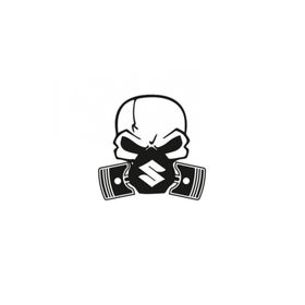 TSC Z590 Suzuki Piston Kuru Kafa Araba Sticker