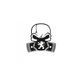TSC Z594 Peugeot Piston Kuru Kafa Araba Sticker
