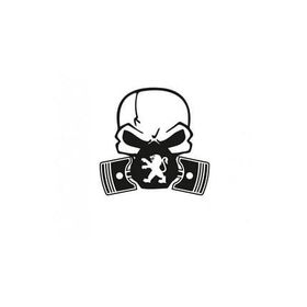 TSC Z594 Peugeot Piston Kuru Kafa Araba Sticker