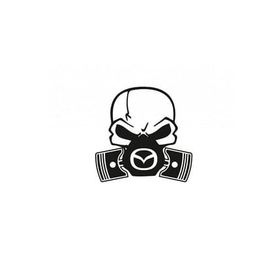 TSC Z597 Mazda Piston Kuru Kafa Araba Sticker