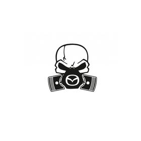 TSC Z597 Mazda Piston Kuru Kafa Araba Sticker