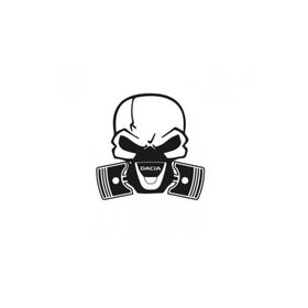 TSC Z602 Dacia Piston Kuru Kafa Araba Sticker
