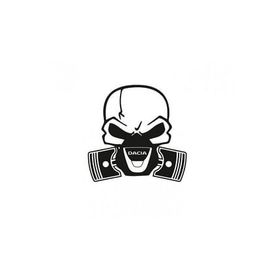 TSC Z602 Dacia Piston Kuru Kafa Araba Sticker