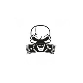 TSC Z602 Dacia Piston Kuru Kafa Araba Sticker