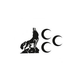 TSC Z640 Hilal Ay Kurt 30cm Yapıştırma Sticker