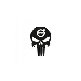 TSC Z672 Volvo Kuru Kafa Punisher Araba Sticker