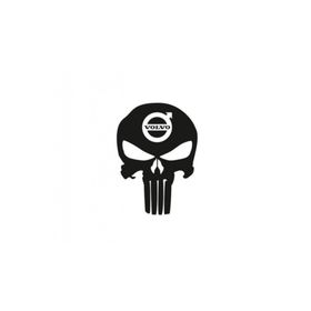 TSC Z672 Volvo Kuru Kafa Punisher Araba Sticker