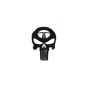 TSC Z675 Tata Kuru Kafa Punisher Araba Sticker