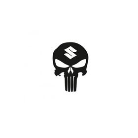 TSC Z676 Suzuki Kuru Kafa Punisher Araba Sticker