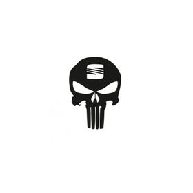TSC Z678 Seat Kuru Kafa Punisher Araba Sticker