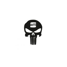 TSC Z678 Seat Kuru Kafa Punisher Araba Sticker