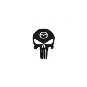 TSC Z685 Mazda Kuru Kafa Punisher Araba Sticker