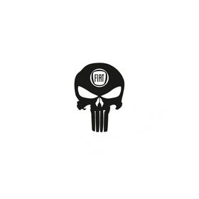 TSC Z690 Fiat Kuru Kafa Punisher Araba Yapıştırma Sticker