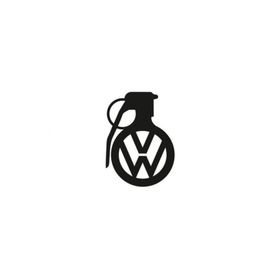 TSC Z769 Volkswagen Komik El Bombası Araba Sticker