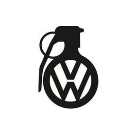 TSC Z769 Volkswagen Komik El Bombası Araba Sticker