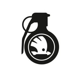 TSC Z773 Skoda Komik El Bombası Araba Sticker