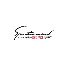 TSC Z873 Audi Rs Mind Sport Far Üstü Kaput Yapıştırma Oto Sticker