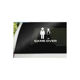 TSC Z907 Game Over Düğün Arabası Araba Süsleme Yapıştırma Sticker