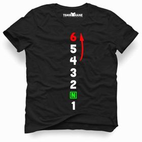 Tshirthane 1N23456 Motobiker Siyah Erkek T-shirt