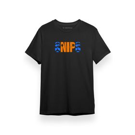 Tshirthane Ahoska Tano Snips Letter Logo Siyah Erkek T-shirt