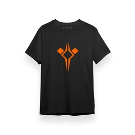 Tshirthane Ahsoka Logo Siyah Erkek T-shirt