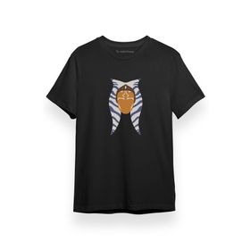 Tshirthane Ahsoka Tano Head Siyah Erkek T-shirt