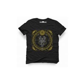 Tshirthane Akrep Burcu Scorpio Siyah Erkek Tshirt