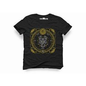 Tshirthane Akrep Burcu Scorpio Siyah Erkek Tshirt