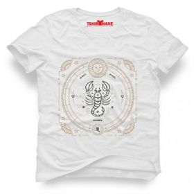 Tshirthane Akrep Burcu Scorpio Siyah Erkek Tshirt