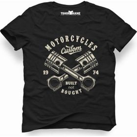 Tshirthane American Costum Built Not Siyah Erkek T-shirt