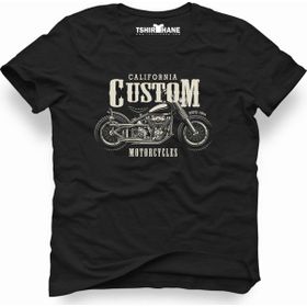 Tshirthane American Costum California Siyah Erkek T-shirt