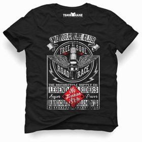 Tshirthane American Moto No Fashion Style Siyah Erkek T-shirt
