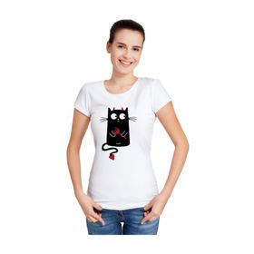 Tshirthane Angel Cat Devil Cat Sevgili Kombinleri Sweatshirt