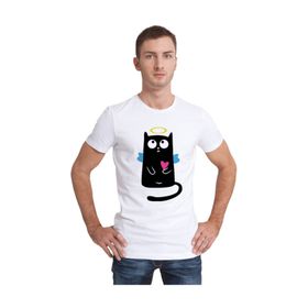 Tshirthane Angel Cat Devil Cat Sevgili Kombinleri Sweatshirt