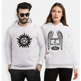 Tshirthane Angel Hunter Sevgili Kombinleri Sweatshirt