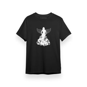 Tshirthane Angel Icon Siyah Erkek T-shirt
