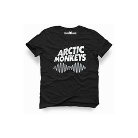 Tshirthane Arctic Monkeys Rock Metal Müzik Baskılı Dar Kesim Slim Fit Erkek T-Shirt