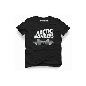 Tshirthane Arctic Monkeys Rock Metal Müzik Baskılı Dar Kesim Slim Fit Erkek T-Shirt