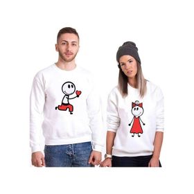 Tshirthane Aşk-ı İtiraf Sevgili Kombinleri Sweatshirt